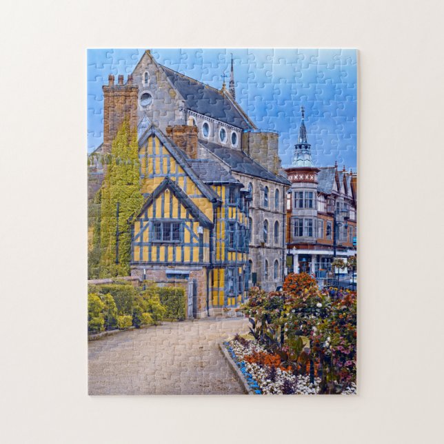 Castle Gate House Shrewsbury Jigsaw Puzzle (Vertical)
