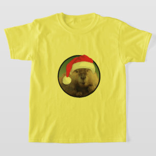 castor de navidades - Camiseta básica para niños