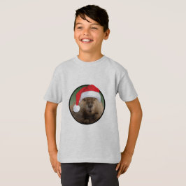 castor de navidades - Camiseta básica para niños