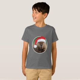 castor de navidades - Camiseta básica para niños