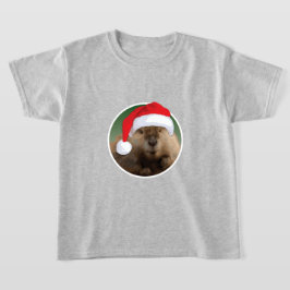 castor de navidades - Camiseta básica para niños
