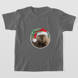 castor de navidades - Camiseta básica para niños