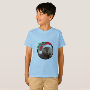 castor de navidades - Camiseta básica para niños