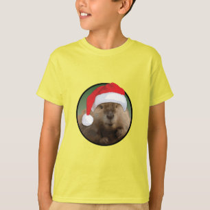 castor de navidades - Camiseta básica para niños