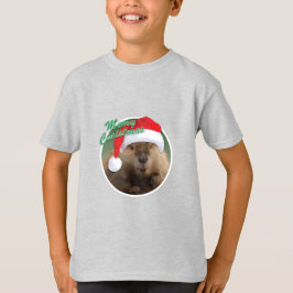 castor de navidades - Camiseta básica para niños