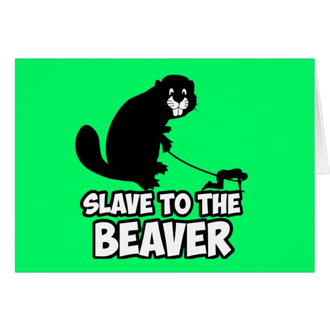 Castor divertido (Anverso (Horizontal))