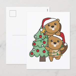 castor Navidades de árbol de Navidad Animales Beav