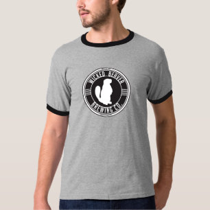 Castor travieso que elabora cerveza la camiseta