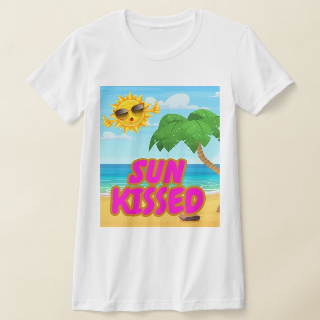 Casual Beach Outfit para la camiseta de verano (Distribución)