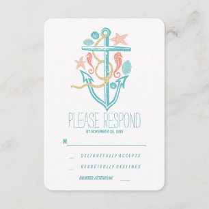 Casual beach Wedding RSVP