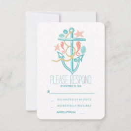 Casual beach Wedding RSVP