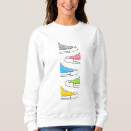 Casual Bright Colorful Sneakers Camisas sudaderas 