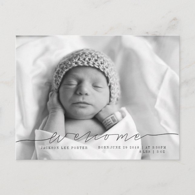 Casual Script | Foto moderna de Invitación para be (Anverso)