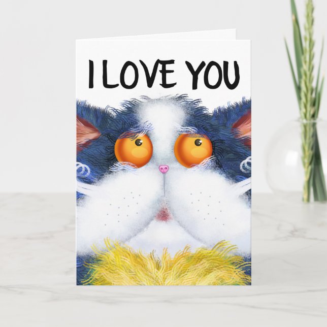 CAT ART 'TE AMO TANTO' GRANDES TARJETAS (Anverso)