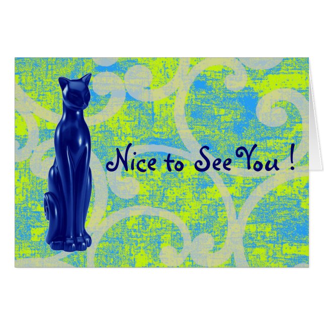Cat Blue ~ Card (Anverso (Horizontal))