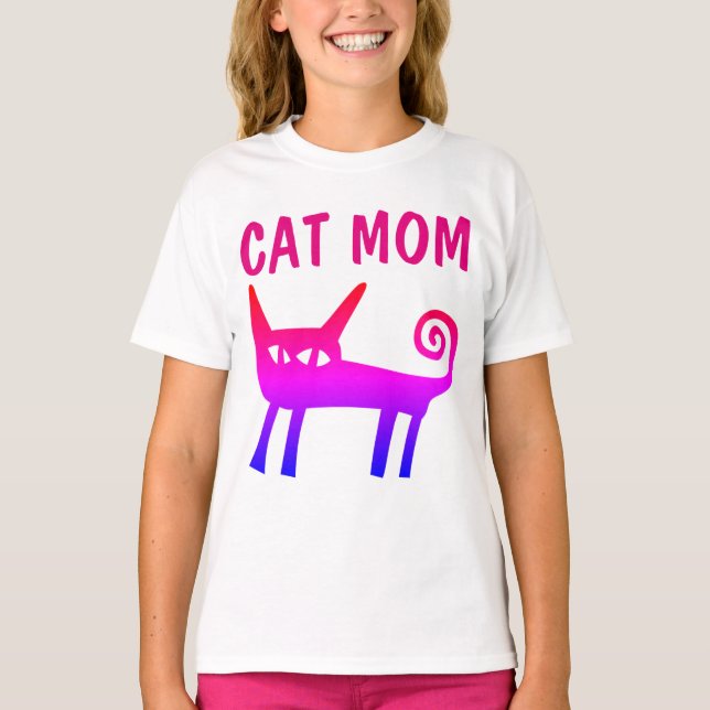 CAT Camisetas MOM, Chicas Adolescente (Anverso)