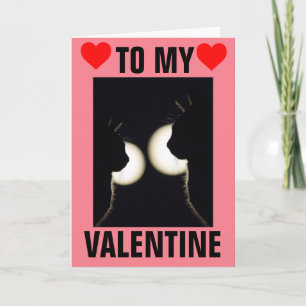 CAT CATS EL DÍA DE SAN VALENTÍN TE AMO LAS TARJETA