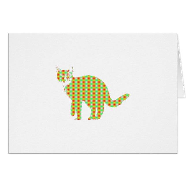 Cat con patrones (Anverso (Horizontal))