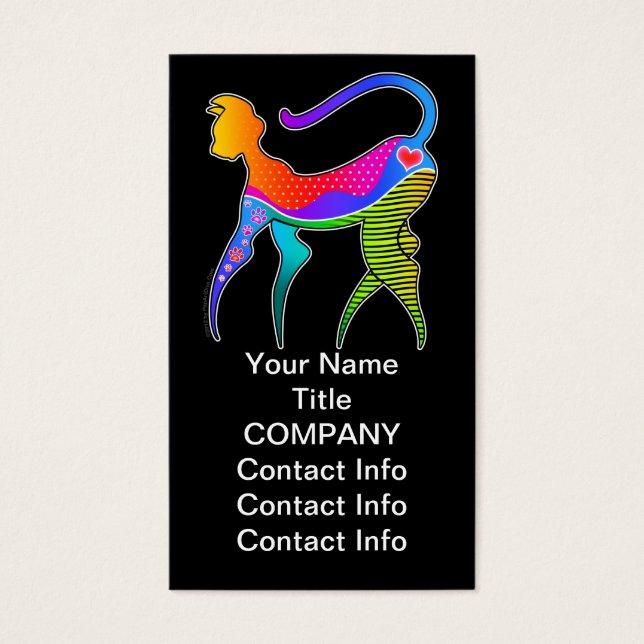 CAT con TARJETA DE NEGOCIO CARTA DE REGALO - ETIQU (Frente)