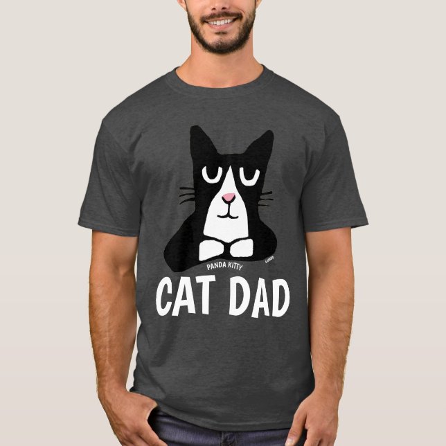 CAT DAD, camisetas de Panda Kitty (Anverso)