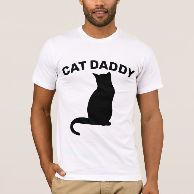 CAT DAD (CAT DADDY) Camisetas para hombres (Anverso)