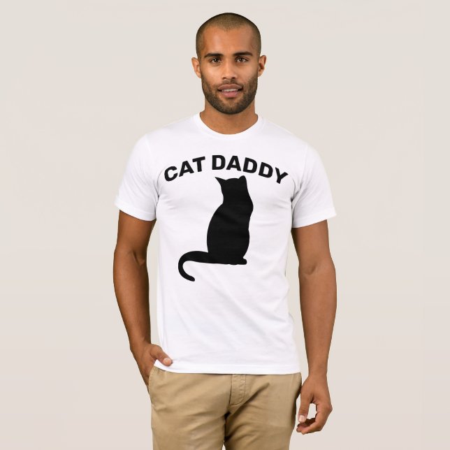 CAT DAD (CAT DADDY) Camisetas para hombres (Anverso completo)