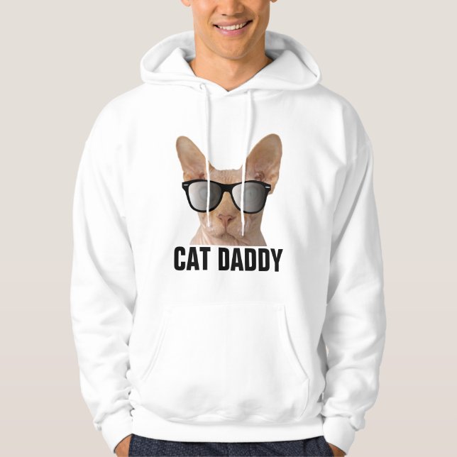 CAT DAD DADDY SPHYNX CAT Camisetas y patatas (Anverso)