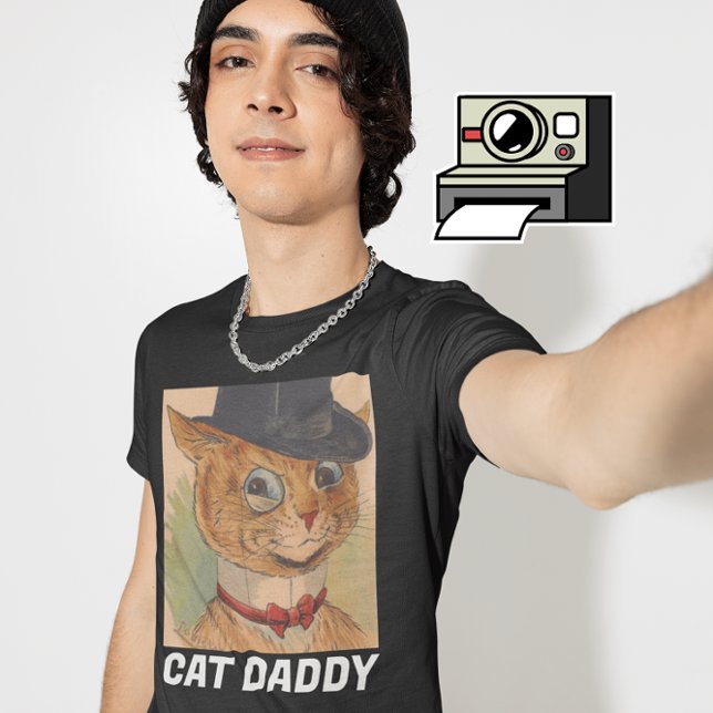 CAT DAD DADDY TOP HAT T-SHIRTS TETS (Subido por el creador)