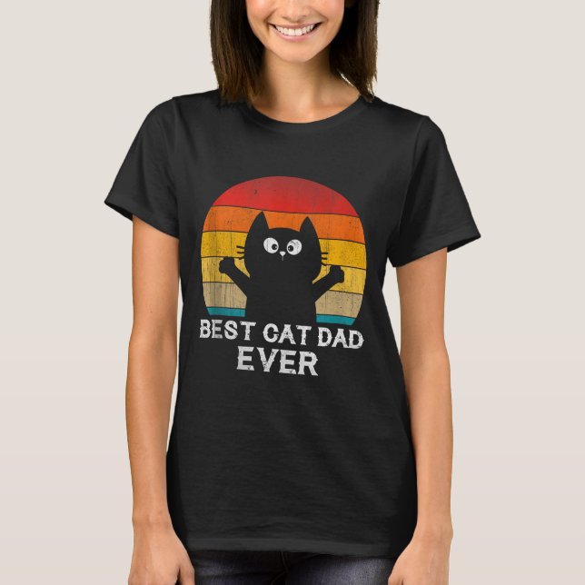 Cat Dad Ever - Funny Cats Tank Top  (Anverso)