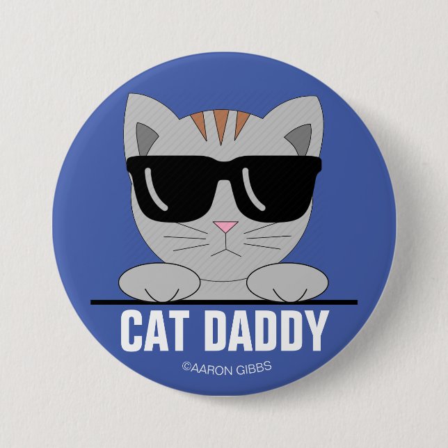 CAT DADDY botón Gafas de sol Cat (Anverso)