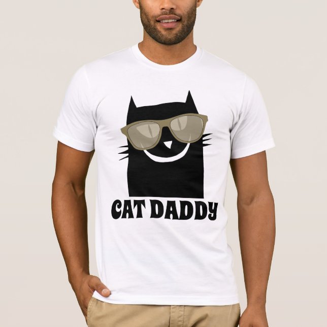 CAT DADDY Camisetas divertidas (Anverso)
