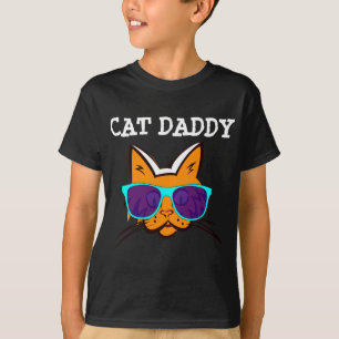 CAT DADDY (DAD) Boys camisetas divertidos
