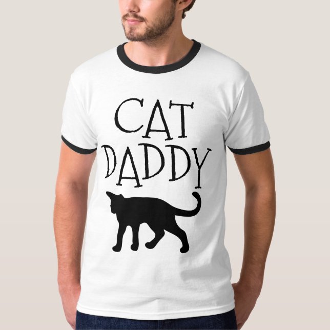CAT DADDY DAD Camisetas (Anverso)