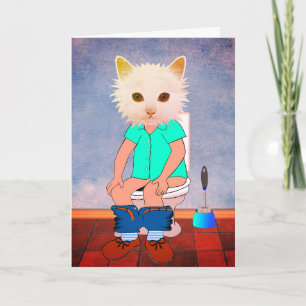 CAT EN LAS TARJETAS DE CUMPLEAÑOS DE LA FIESTA DE 