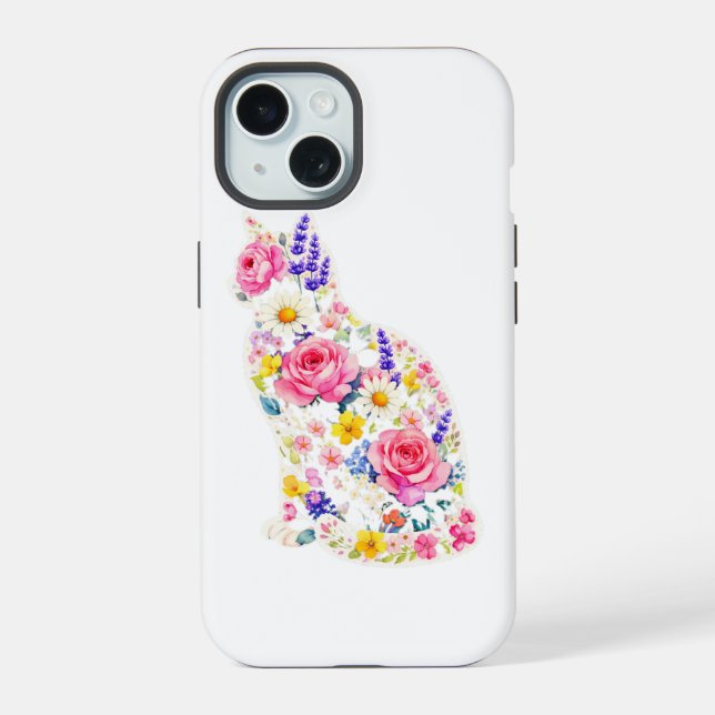 Cat & Flowers iphone  (Reverso )