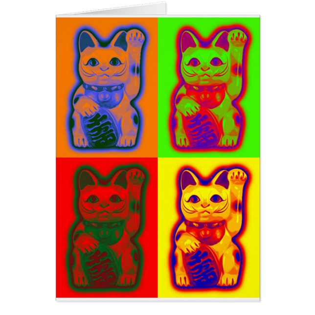 CAT JAPONÉS Maneki Neko del dinero (Frente)