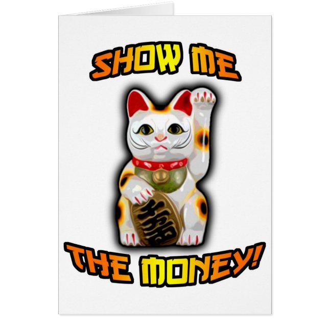 CAT JAPONÉS Maneki Neko del dinero (Frente)