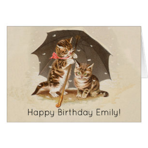 Cat Kitten kitty bonito vintage antiguo lindo