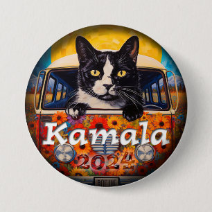 Cat Ladies Para El Botón Político De Kamala