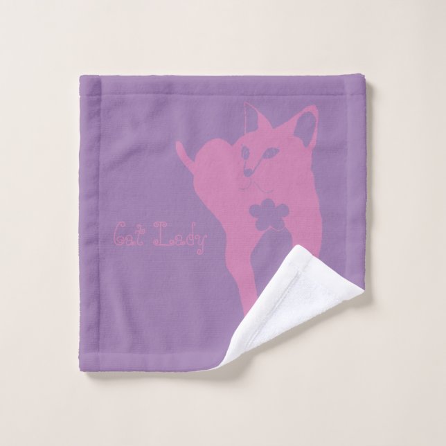Cat Lady Bath Towel (Toallita)