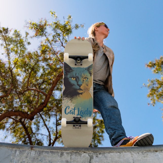Cat Lady Skateboard (Exterior 1)