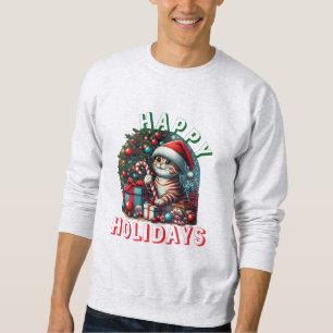 Cat Lights Navidades mascotas animales sudaderas