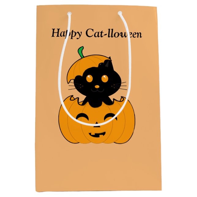 Cat-lloween Bolsa de regalo (Anverso)