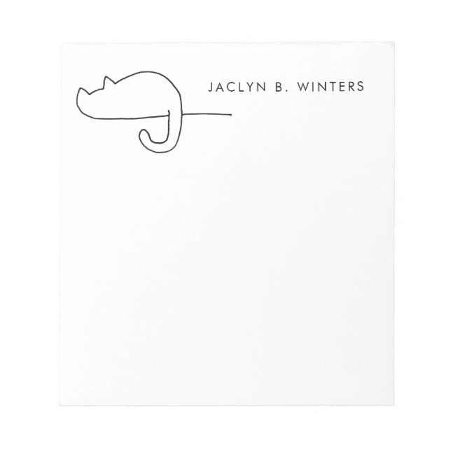 Cat Loaf | Bloc de notas personalizado de Cat Love (Frente)