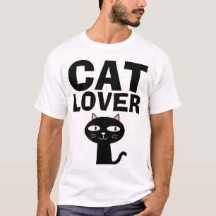 CAT LOVER, camisetas graciosas