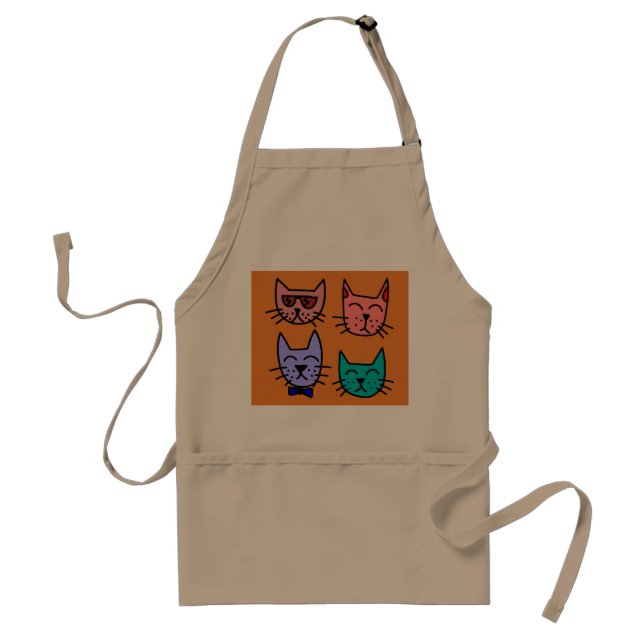 CAT LOVER delantales de cocina cute (Frente)