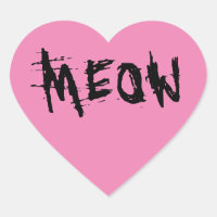 Cat Lover, pegatinas PINK MEOW