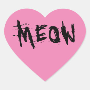 Cat Lover, pegatinas PINK MEOW