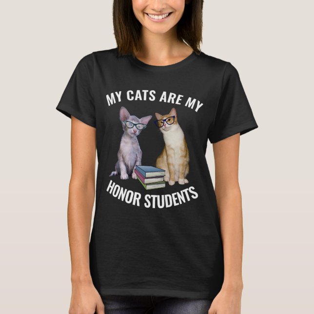 CAT - MIS GATOS SON MIS CAMISETAS DE ESTUDIANTES D (Anverso)