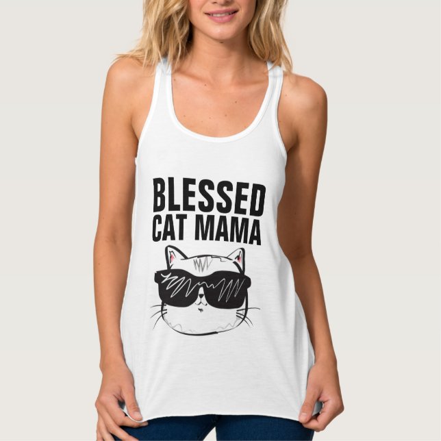 CAT MOM BENDECIÓ A MAMA Camisetas (Anverso)